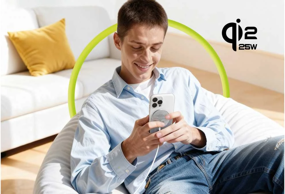 „Mobile Origin Qi2 25W“ magnetinis įkrovimo kilimėlis PW29