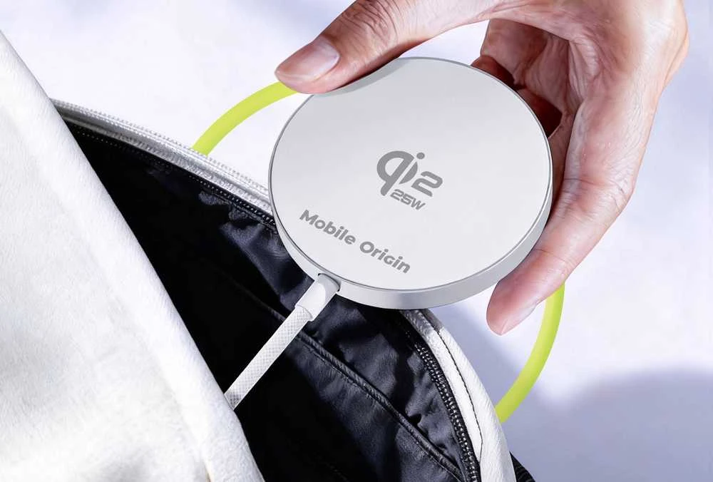 „Mobile Origin Qi2 25W“ magnetinis įkrovimo kilimėlis PW29