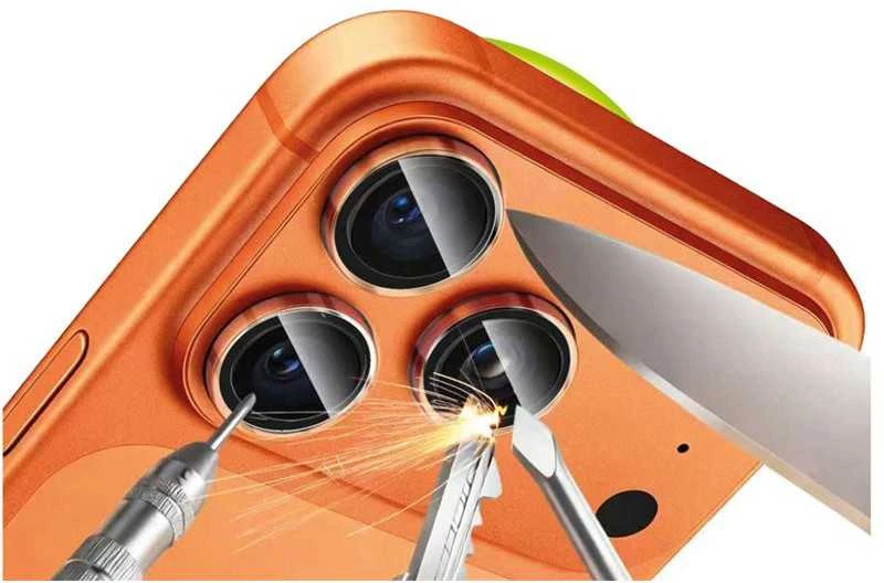 „Mobile Origin Sapphire“ objektyvo apsaugos, skaidrios – „iPhone 17“