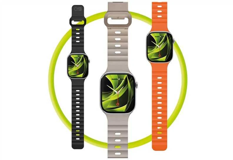 „Mobile Origin Strap III“, juodas - Apple Watch 49mm/46mm/45mm/44mm