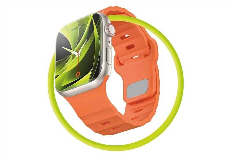 „Mobile Origin Strap III“, oranžinis - Apple Watch 49mm/46mm/45mm/44mm