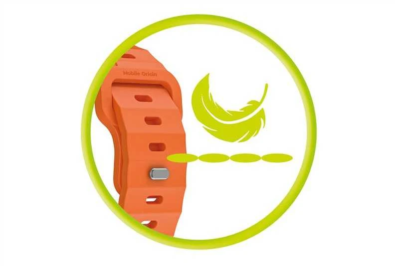 „Mobile Origin Strap III“, oranžinis - Apple Watch 49mm/46mm/45mm/44mm