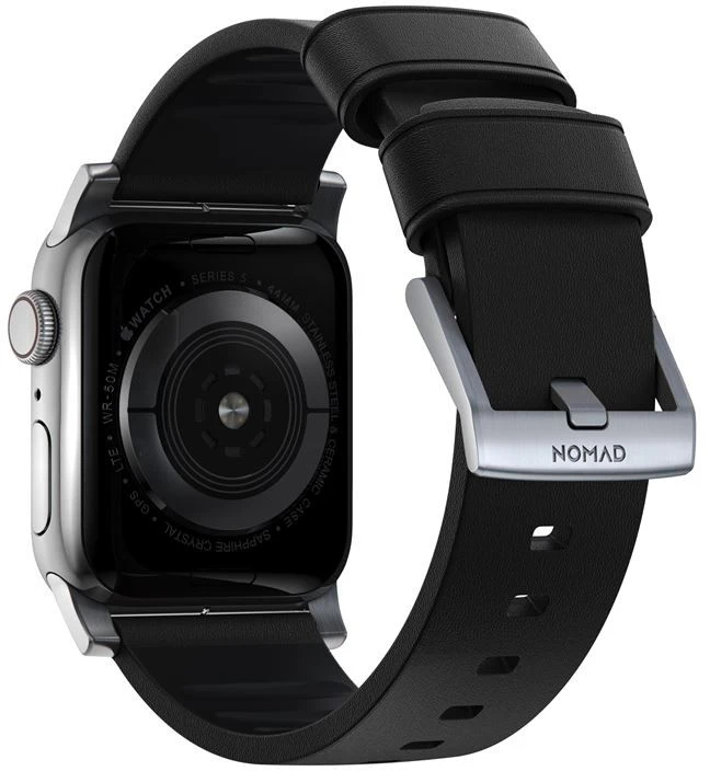 Nomad Active dirželis Pro juodos spalvos, sidabro spalvos – Watch 49mm/46mm/45mm/44mm/42mm