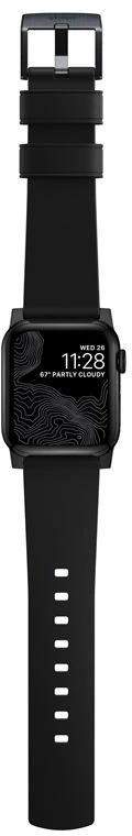 Dėklas Nomad Active Strap Pro, juodas - Apple Watch 49mm/46mm/45mm/44mm/42mm