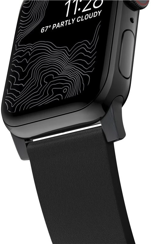 Dėklas Nomad Active Strap Pro, juodas - Apple Watch 49mm/46mm/45mm/44mm/42mm