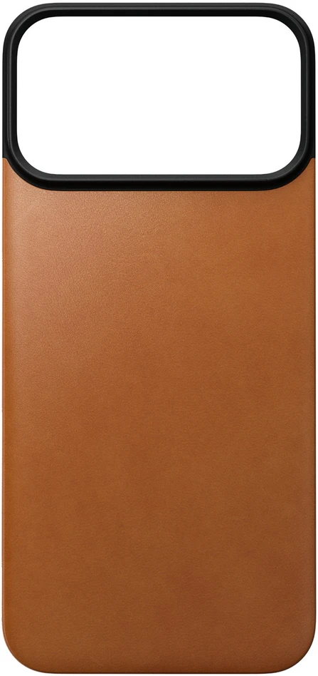 Dėklas Nomad Magnetinė odinė nugarėlė, balno spalvos (Horween), Magsafe - iPhone 18 Pro Max/17 Pro Max