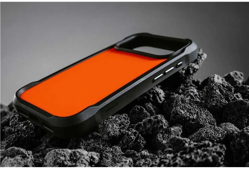 Nomad Rugged dėklas, itin oranžinis - iPhone 17 Pro Max