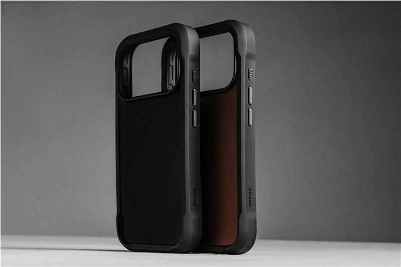 Dėklas Nomad Rugged Odinis dėklas, rustic ruda (Horween) - iPhone 17 Pro