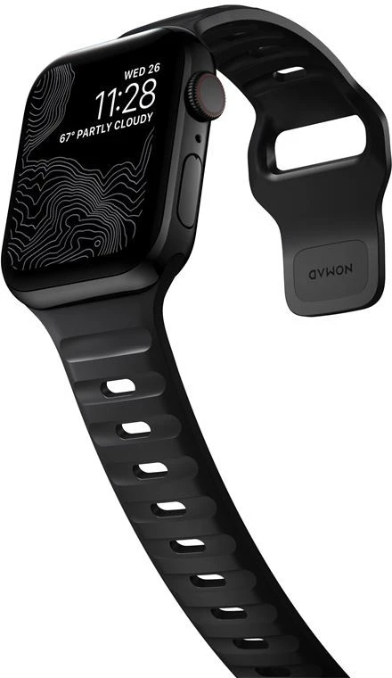Nomad Sport apyrankė M/L, juodos spalvos – Watch 49mm/46mm/45mm/44mm/42mm