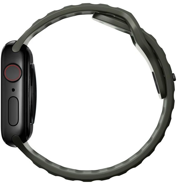 Dėklas Nomad sportinis dirželis M/L, žalias - Apple Watch 49 mm/46 mm/45 mm/44 mm/42 mm