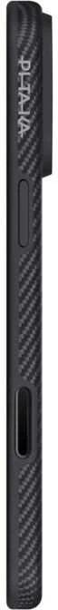 Dėklas Pitaka Aramid UltraGuard Case, Juodas/Pilkas - iPhone 17 Pro