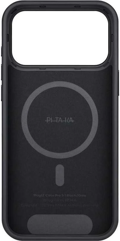 Dėklas Pitaka Aramid UltraGuard Case, Juodas/Pilkas - iPhone 17 Pro Max