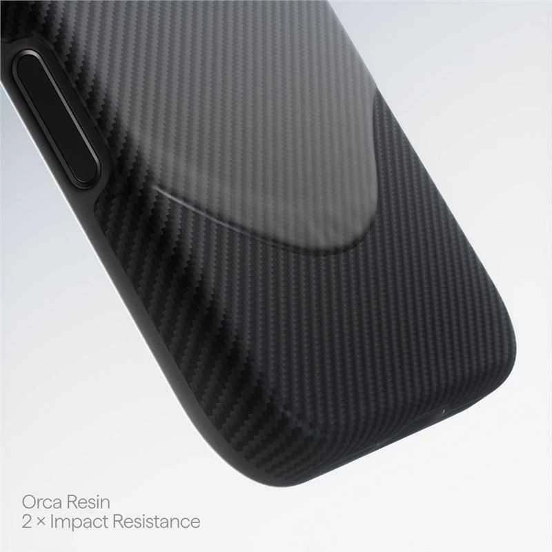 Dėklas Pitaka Aramid UltraGuard Case, Juodas/Pilkas - iPhone 17 Pro Max