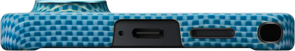 Dėklas Pitaka Edge Case, Skaisčiai mėlyna (Aaron Button) - Samsung Galaxy S26 Ultra