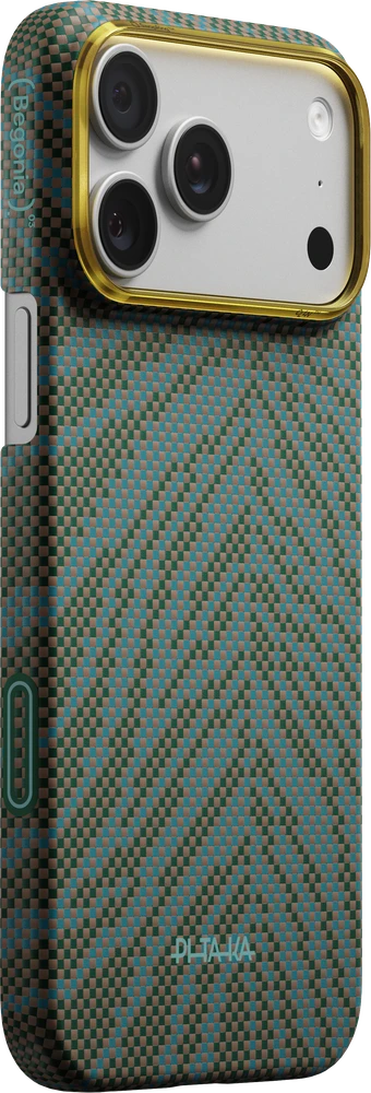 Cases And Covers Pitaka Edge Dėklas Breath of Veins, Dive Žalias – Apple iPhone 17 Pro