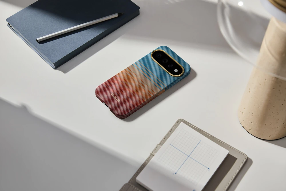 Dėklai ir užvalkalai Pitaka Edge dėklas, California Dream Sunset 2.0 – Google Pixel 11