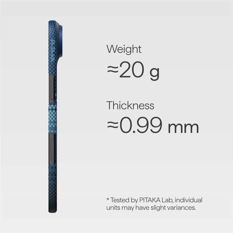 Dėklas Pitaka Ultra-Slim Case, Moonrise - iPhone Air