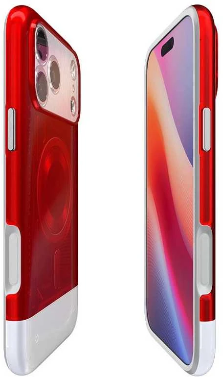 Dėklas Spigen Classic C1 MagSafe, ruby - iPhone 17 Pro