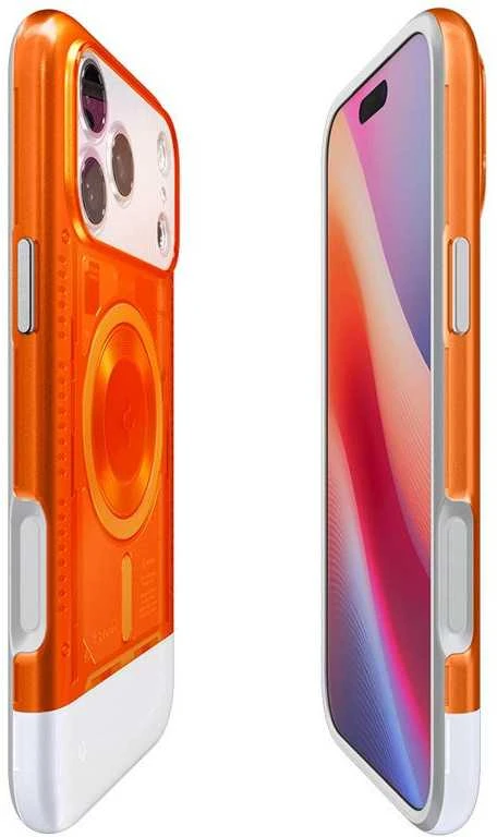 Dėklas Spigen Classic C1 MagSafe, tangerine - iPhone 17 Pro