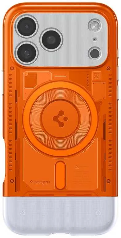 Dėklas Spigen Classic C1 MagSafe, tangerine - iPhone 17 Pro