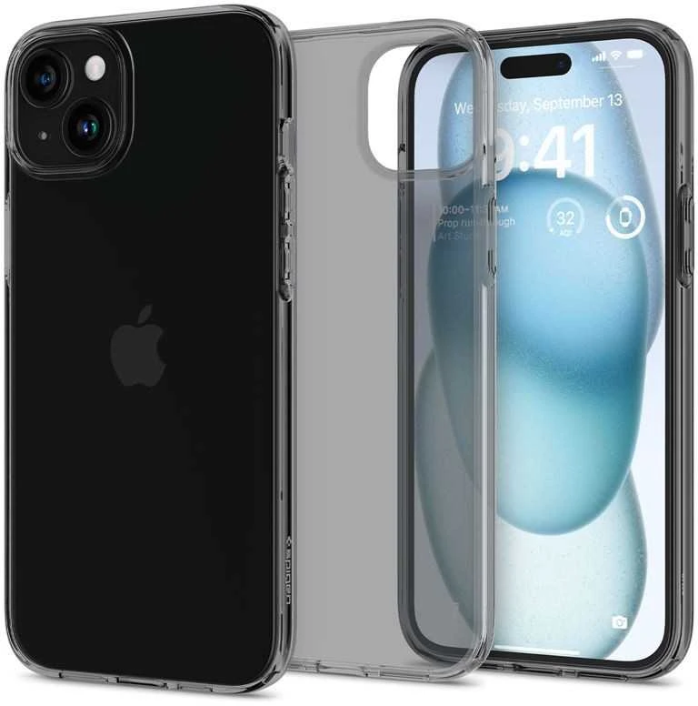 Dėklas Spigen Crystal Flex, kosminis kristalas - iPhone 15