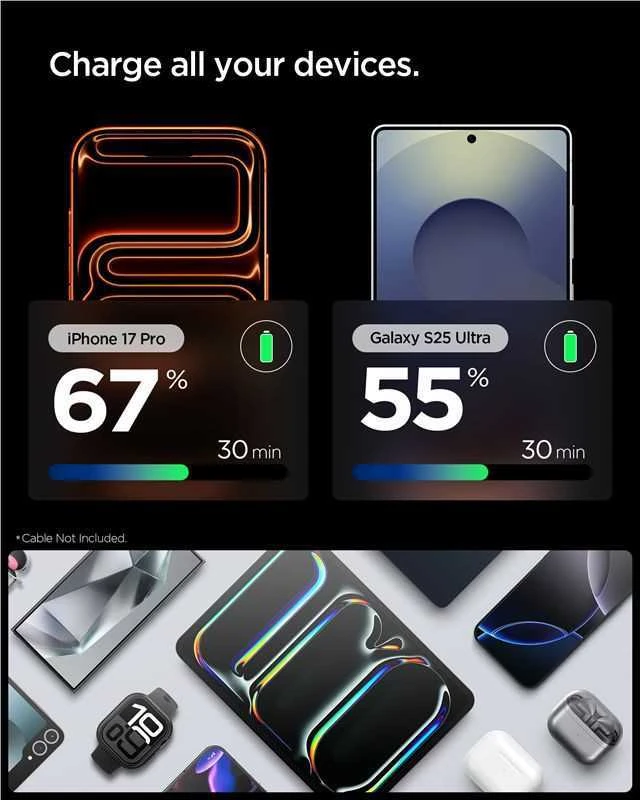 Įkroviklis Spigen Essential 30W Wall Charger EE301EU, all baltas