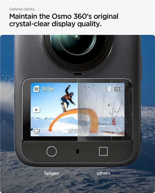 Spigen Glass tR Slim 2 Pack - DJI Osmo 360