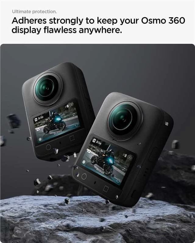 Spigen Glass tR Slim 2 Pack - DJI Osmo 360