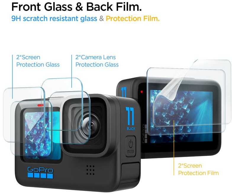 Spigen Glass tR SLIM Multi Pack F2P/L2P - GoPro Hero 4K