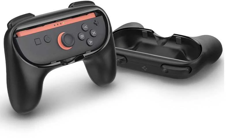 Dėklas Spigen Joy-Con Grip NS100, juodas - Nintendo Switch 2