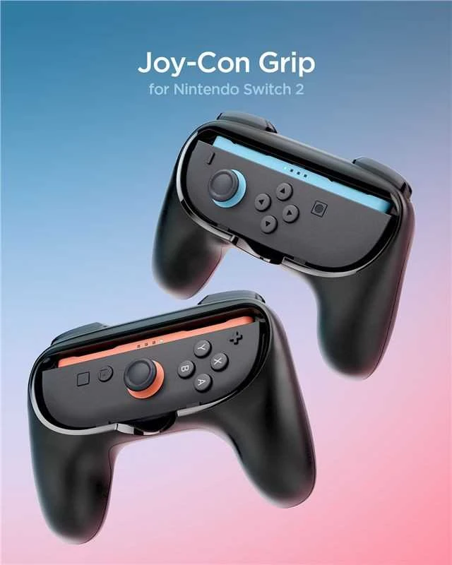 Dėklas Spigen Joy-Con Grip NS100, juodas - Nintendo Switch 2