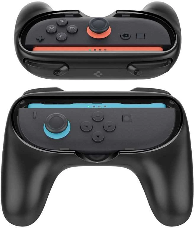 Dėklas Spigen Joy-Con Grip NS100, juodas - Nintendo Switch 2