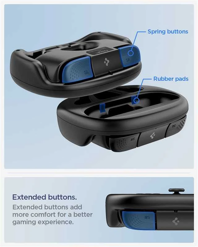 Spigen Joy-Con Handle NS101, juodas - Nintendo Switch 2
