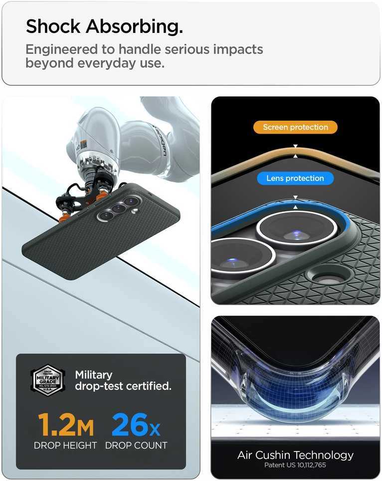 Spigen Liquid Air Mag MagSafe dėklas skirtas Samsung Galaxy S26+ – žalios spalvos