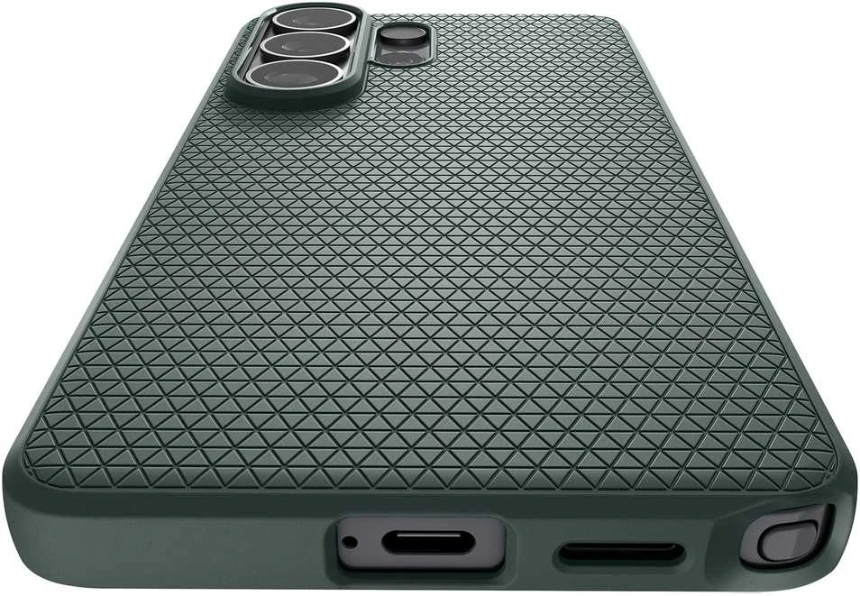 Dėklas Spigen Liquid Air Mag MagSafe Samsung Galaxy S26 Ultra Abyss žalios spalvos