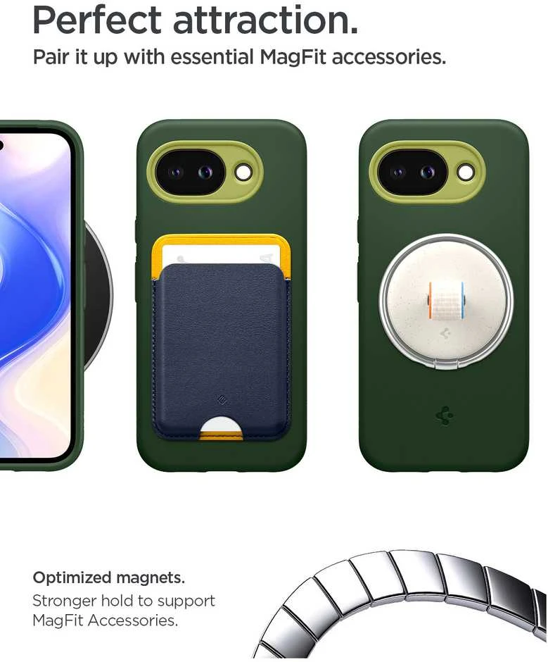 Dėklas Spigen Nano Pop MagSafe, avo žalias - Google Pixel 10a