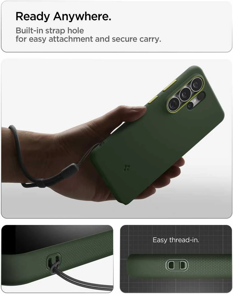 Spigen Nano POP MAG MagSafe dėklas Samsung Galaxy S26 Ultra Avo Žalias