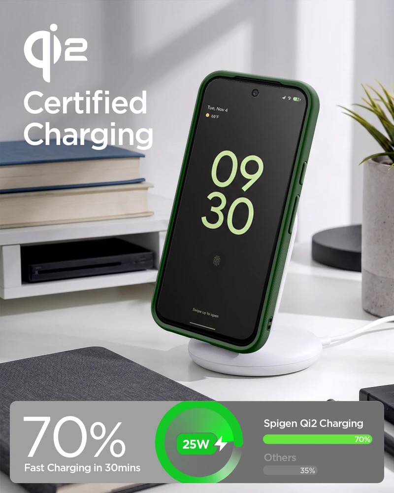 Dėklas Spigen Nano Pop MagSafe, avokado žalumo – Google Pixel 11 Pro