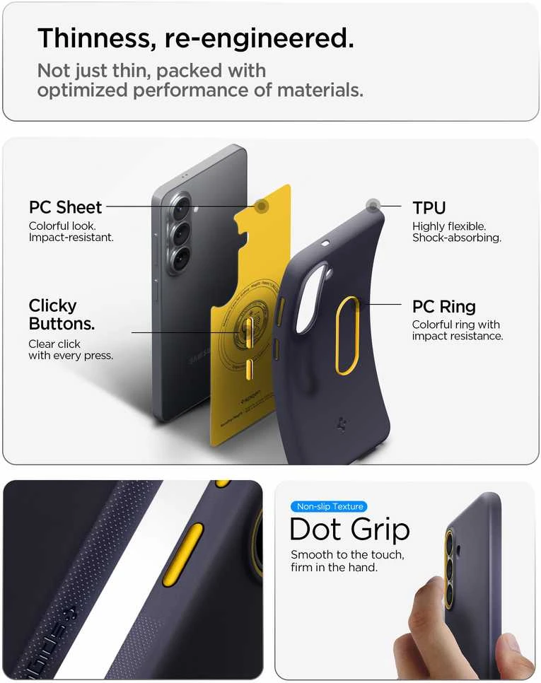 Spigen Nano Pop Mag MagSafe dėklas skirtas Samsung Galaxy S26 – mėlynos spalvos