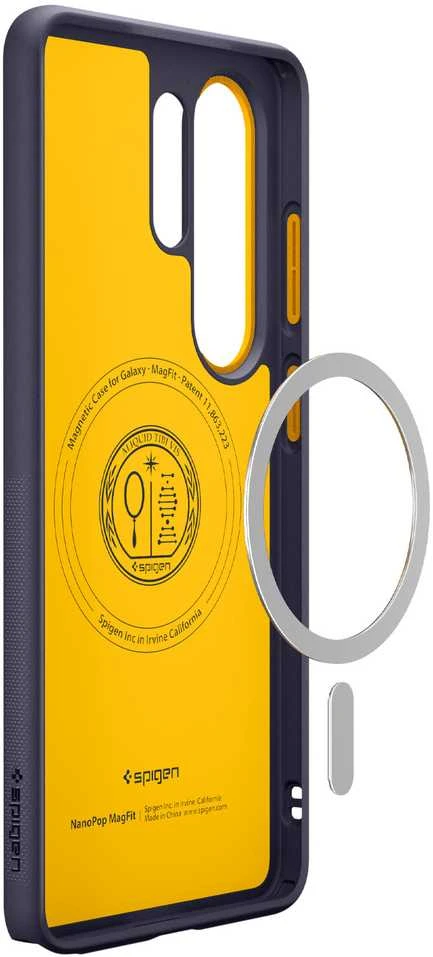 Spigen Nano POP MAG MagSafe dėklas Samsung Galaxy S26 Ultra Blueberry navy