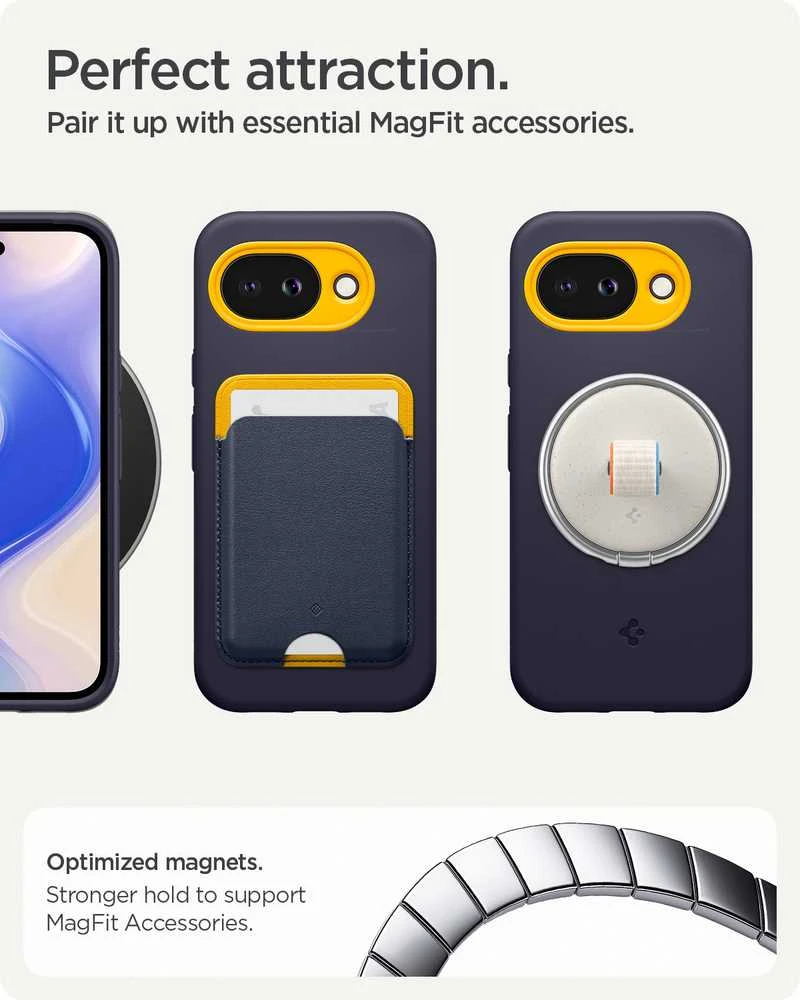 Dėklas „Spigen Nano Pop MagSafe“, mėlynių ir tamsiai mėlynas – „Google Pixel 10a“