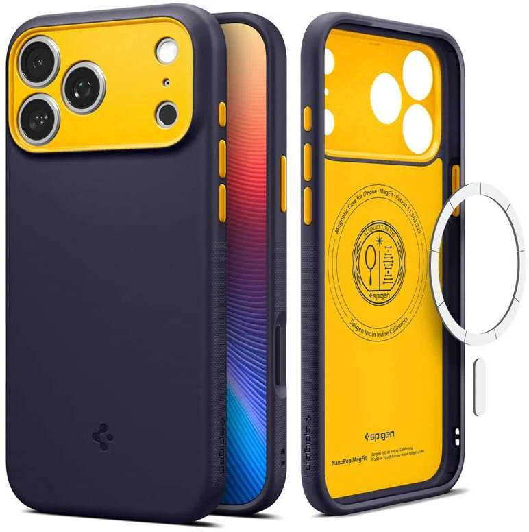 Spigen Nano Pop MagSafe dėklas skirtas Apple iPhone 17 – mėlynos spalvos