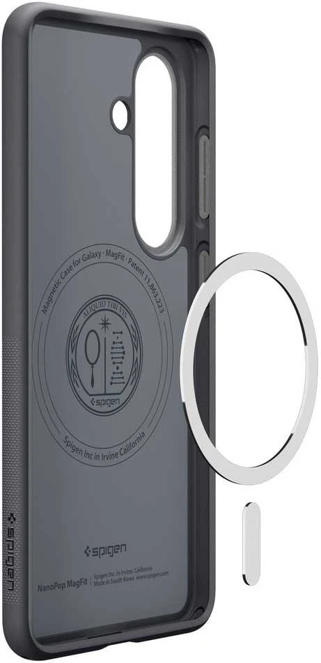 Spigen Nano POP Mag MagSafe dėklas Samsung Galaxy S26 Juodas sesame