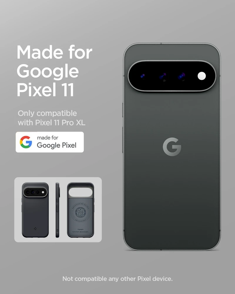 SPIGEN NANO POP MAG MAGSAFE DĖKLAS GOOGLE PIXEL 11 PRO XL Juodas SESAME