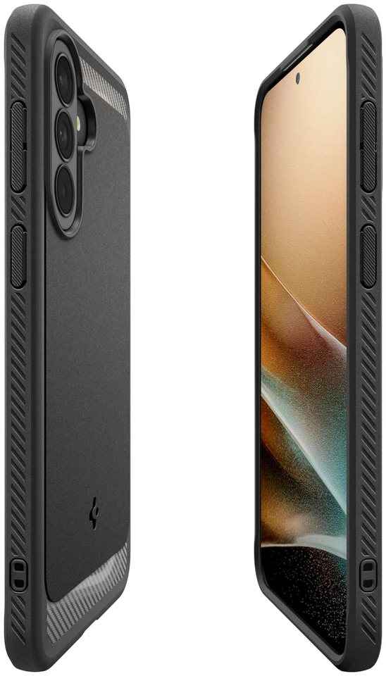 Dėklas Spigen Rugged Armor Galaxy A37 5G matte juodas