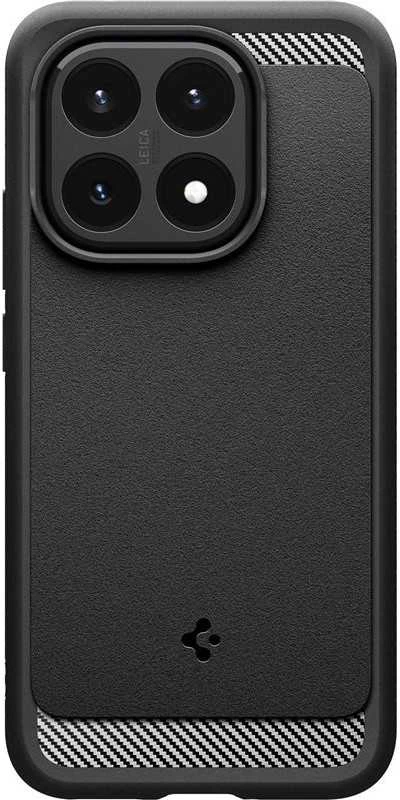 Dėklas Spigen Rugged Armor, matte juodas - Xiaomi 15T