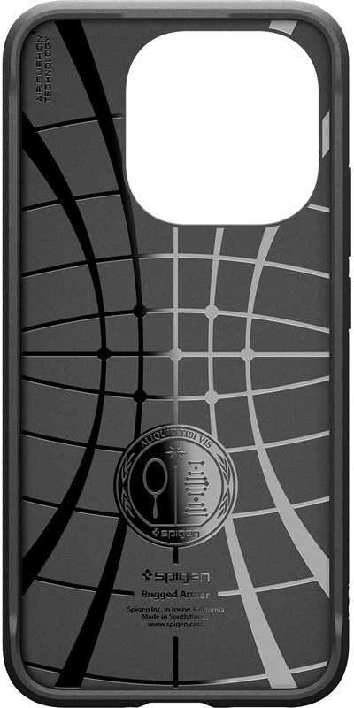 Dėklas Spigen Rugged Armor, matte juodas - Xiaomi 15T