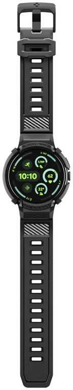 „Spigen Rugged Armor Pro + Stand“, matinis juodas - „Google Pixel Watch 4 45mm“