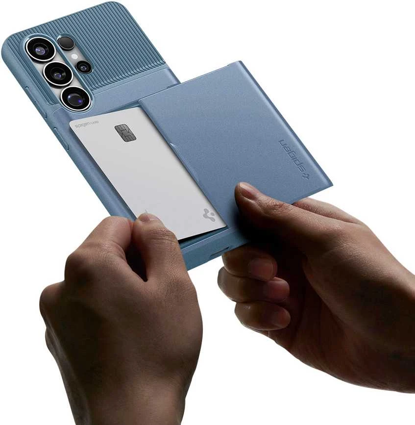 Dėklas „Spigen Slim Armor CS“, šviesus mėlynas - „Samsung Galaxy S26 Ultra“