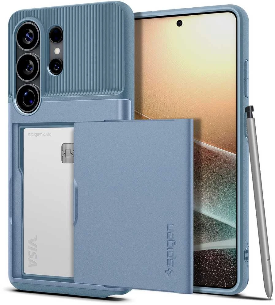 Dėklas „Spigen Slim Armor CS“, šviesus mėlynas - „Samsung Galaxy S26 Ultra“